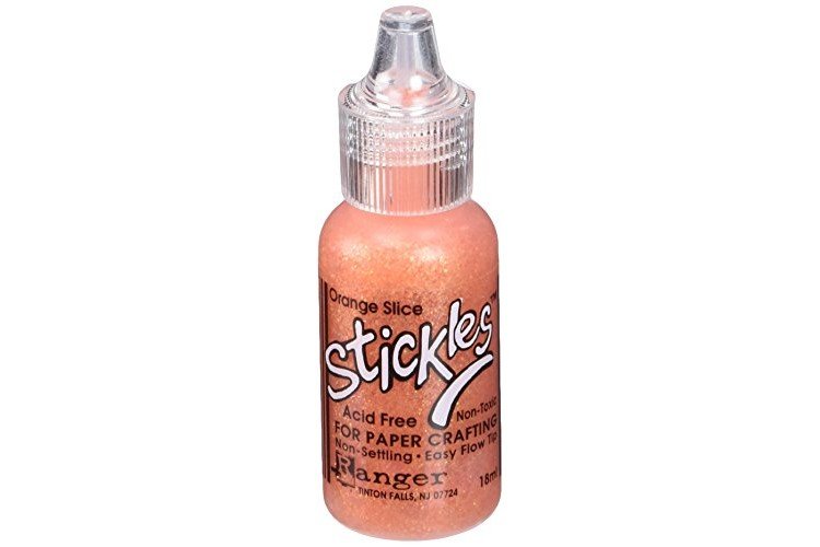 Ranger Stickles Glitter Glue, 0.5 oz, Orange Slice