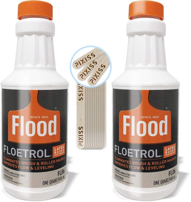 US Art Supply Floetrol Paint Additive Pouring Medium for Acrylic Paint and  50 Mixing Sticks