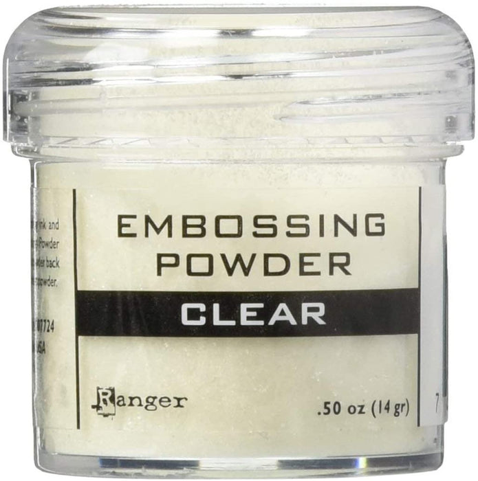 Ranger Embossing Powder, .50 Ounce Jar, Clear