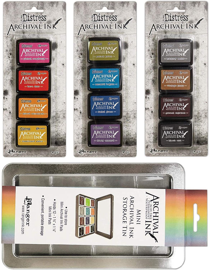 Tim Holtz Mini Distress Ink Pads Sets 1 Through 15 Ranger