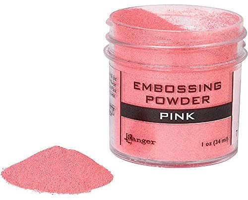 Ranger Embossing Powder, 0.63-Ounce Jar, Pink