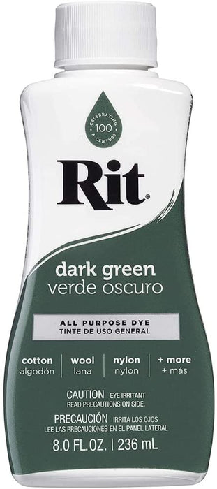 Rit Dye Rit All Purpose Liquid Dye, 236ml, Green