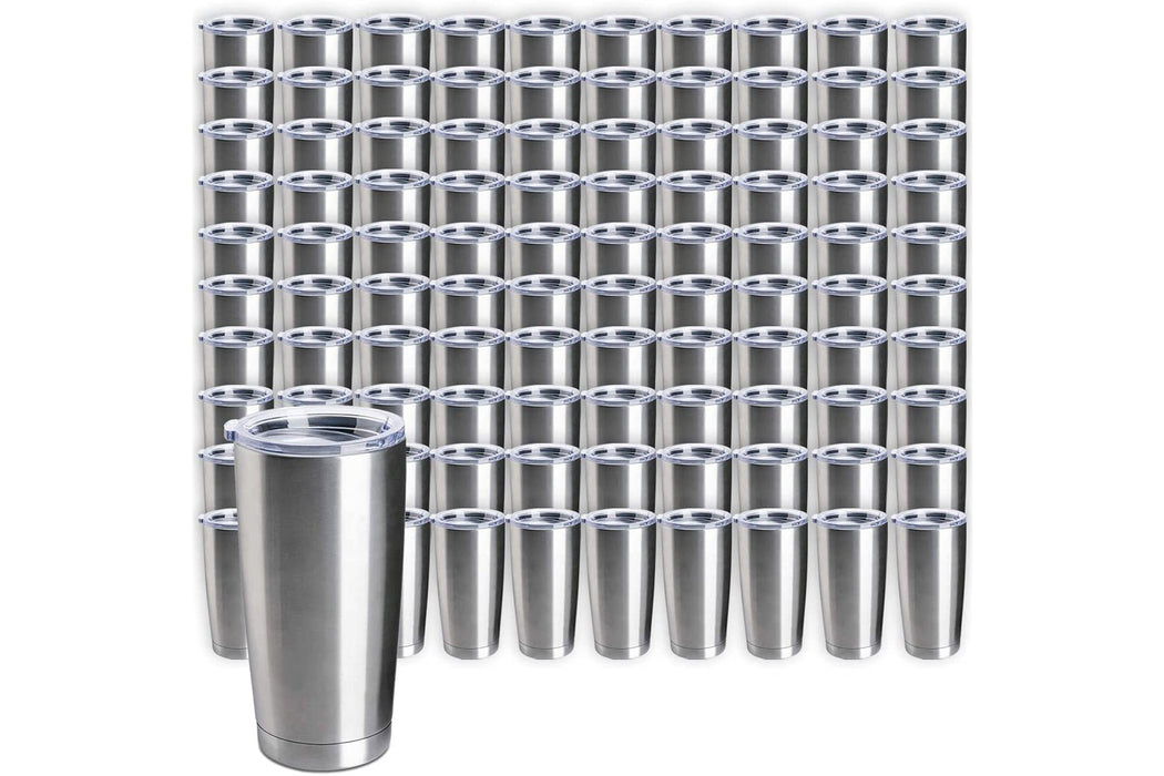 Pixiss Double Wall Tumbler Cups Bulk (12 pack) - 20 oz Stainless Steel Hot  and Cold Tumbler 12 Reusa…See more Pixiss Double Wall Tumbler Cups Bulk (12