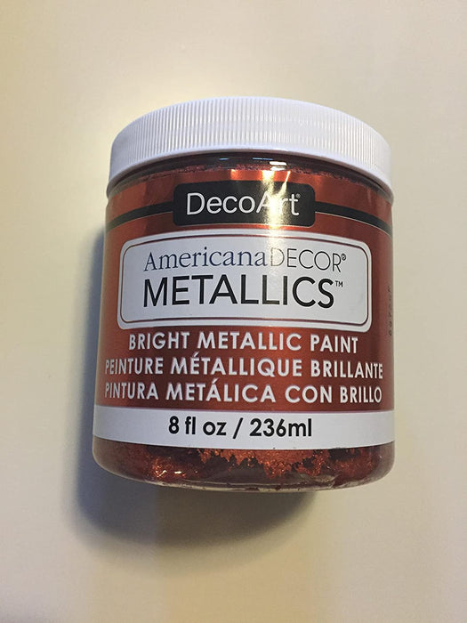 DecoArt Ameri Deco MTLC Americana Decor Metallics 8oz Copper, 8 Fl Oz (Pack of 1)