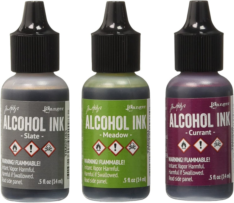Ranger Adirondack Alcohol Ink 1/2-Ounce 3/Pkg