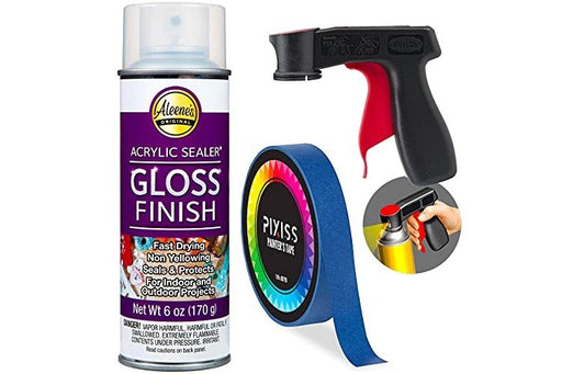 Aleene's 26412 Spray Gloss Finish, 6 Oz Acrylic Sealer, Original Version 6  OZ Clear - Gloss