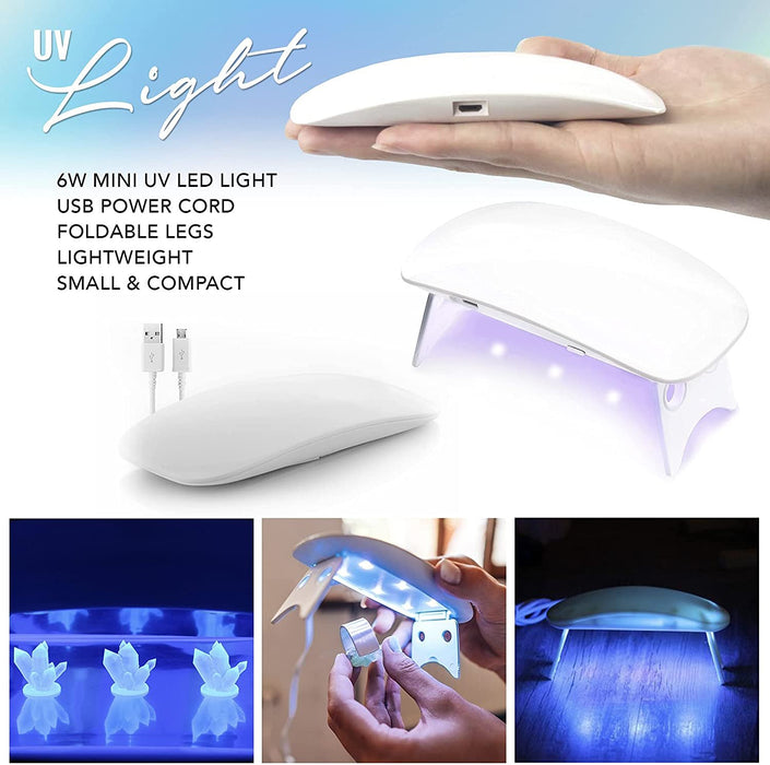 UV resin and uv light - clear 100g hard UV resin, uv light for