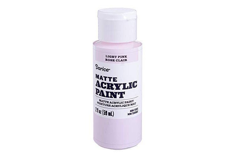 Darice Matte Light Pink, 2 Ounces Acrylic Paint,