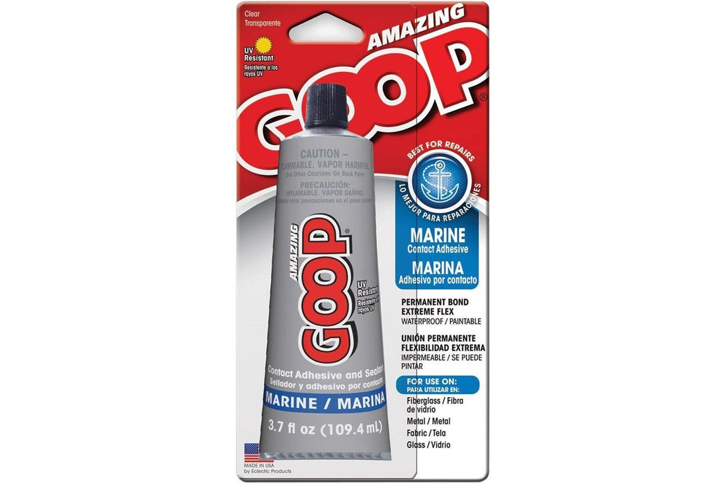 New Goop 170012 3.7oz Marine Glue Adhesive Clear Water Prf Sealant 6782254