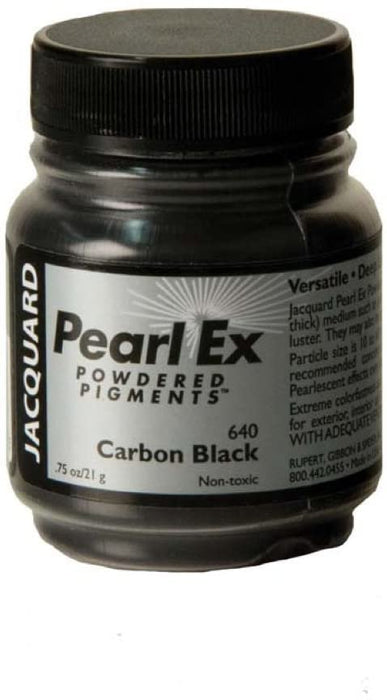 Jacquard Jac-JPX1640 Pearl Ex Powdered Pigment, 0.75 oz, Carbon Black