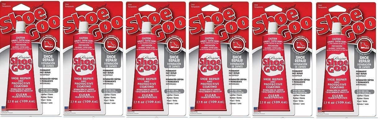 Amazing Goop Shoe Goo Glue Clear - 3.7 Oz 6 Packs