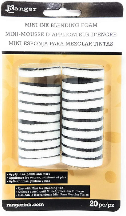 Ranger Mini Ink Blending Tool - 12 Pezzi Per Sfumare Inchiostri Su Carta E Progetti Creativi