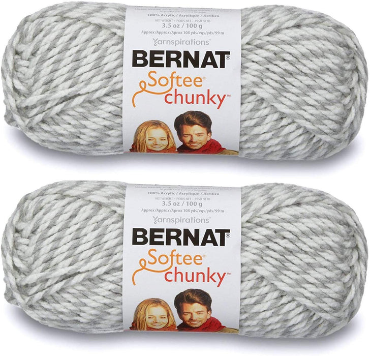 Bernat Baby Blanket Yarn, 3.5oz, Super Bulky 6 Gauge - White - Single Ball  Machine Wash & Dry