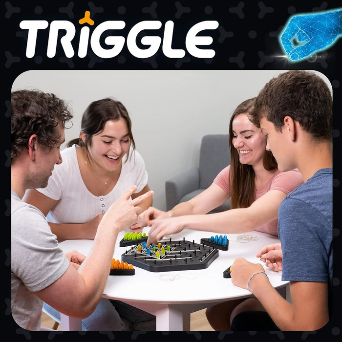 Fat Brain Toys Triggle - Territory Capture Family Game, 2 to 4 Players, Ages 8+