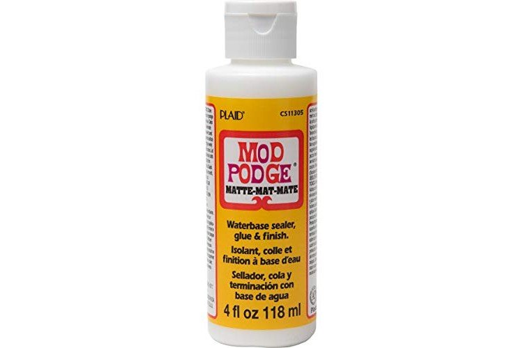 Mod Podge CS11305 Waterbase Sealer, Glue & Decoupage Finish, 4 oz, Matte