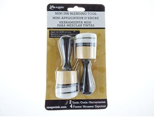 Mini Ink Blending Set of 2 Tools and 4 Foams - 2 Pack