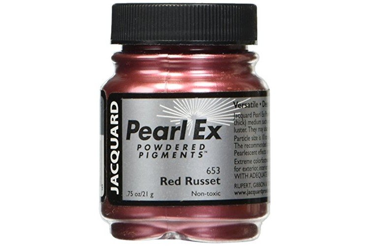 Jacquard JAC-JPX1653 Pearl Ex Powdered Pigment, 0.75 oz, Red Russet