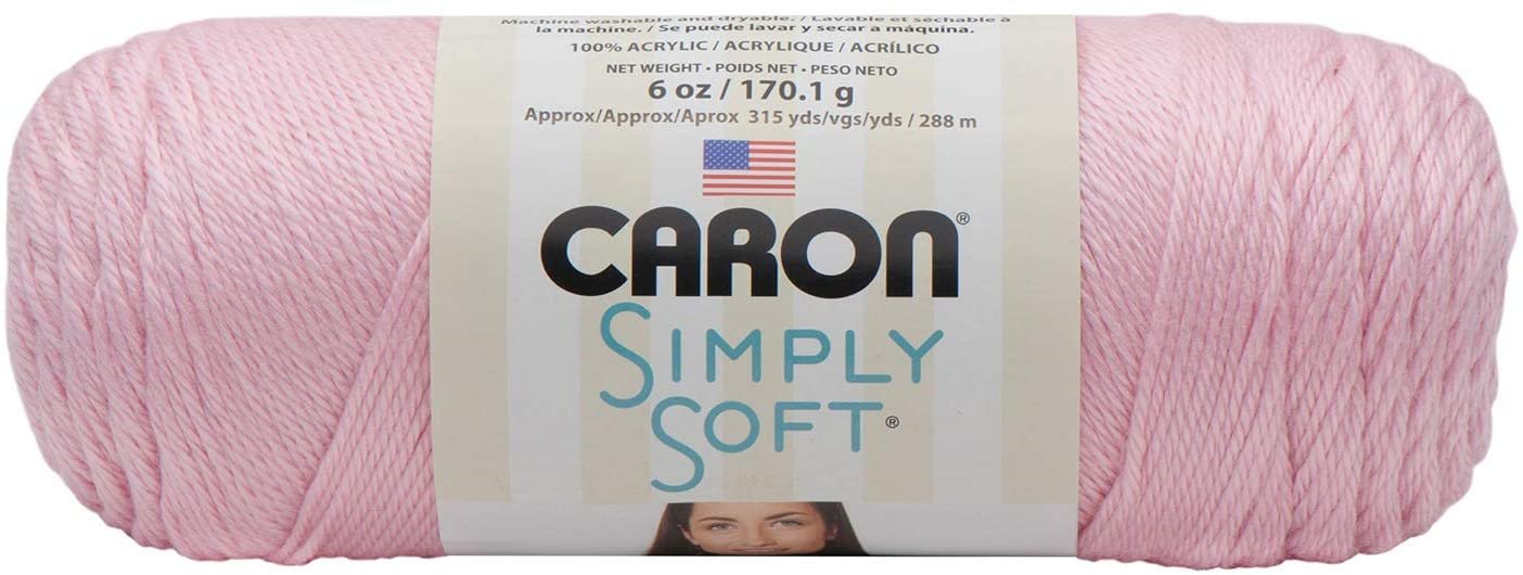 Caron Simply Soft Yarn Solids (3-Pack) Soft Pink H97003-9719