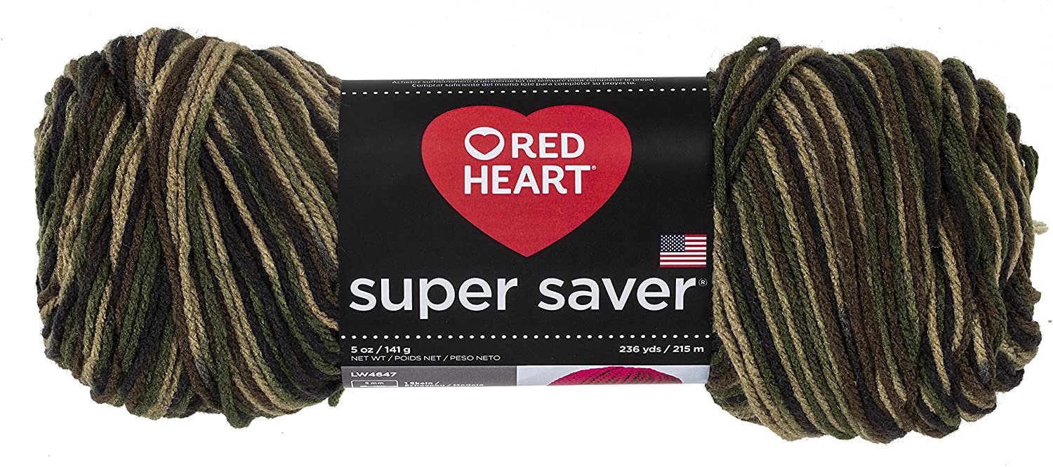 RED Heart Super Saver Yarn E300.3943, Americana