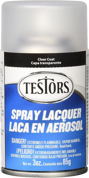 Testors. Spray Lacquer 3oz, Clear Coat