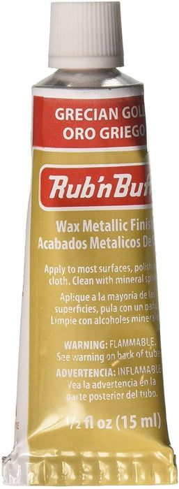 AMACO Rub 'n Buff Wax Metallic Finish, Gold Leaf, 0.5-Fluid Ounce — Grand  River Art Supply