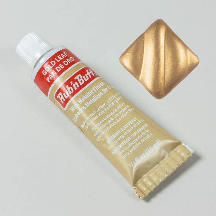 Amaco Rub 'N Buff Wax Metallic Finish, Antique Gold, 0.5 Fluid