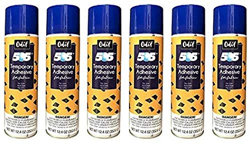 Odif USA 505 Spray and Fix Temporary Fabric Adhesive 12.4oz - Pack