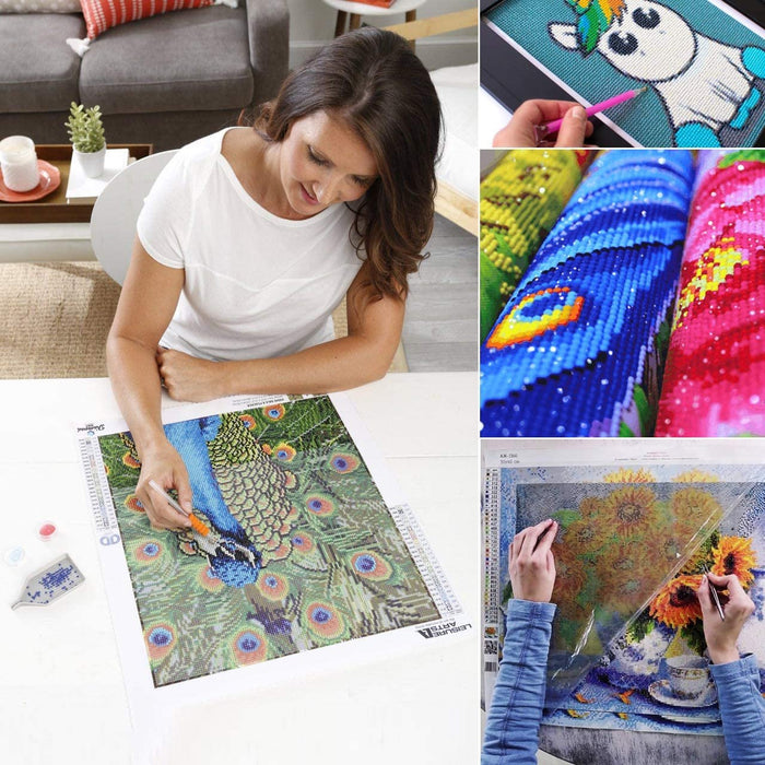 22 Pieces 5D Diamonds Painting Tools and Accessories Kits with Diamond  Painting Roller and Diamond Embroidery Box for Adults or Kids