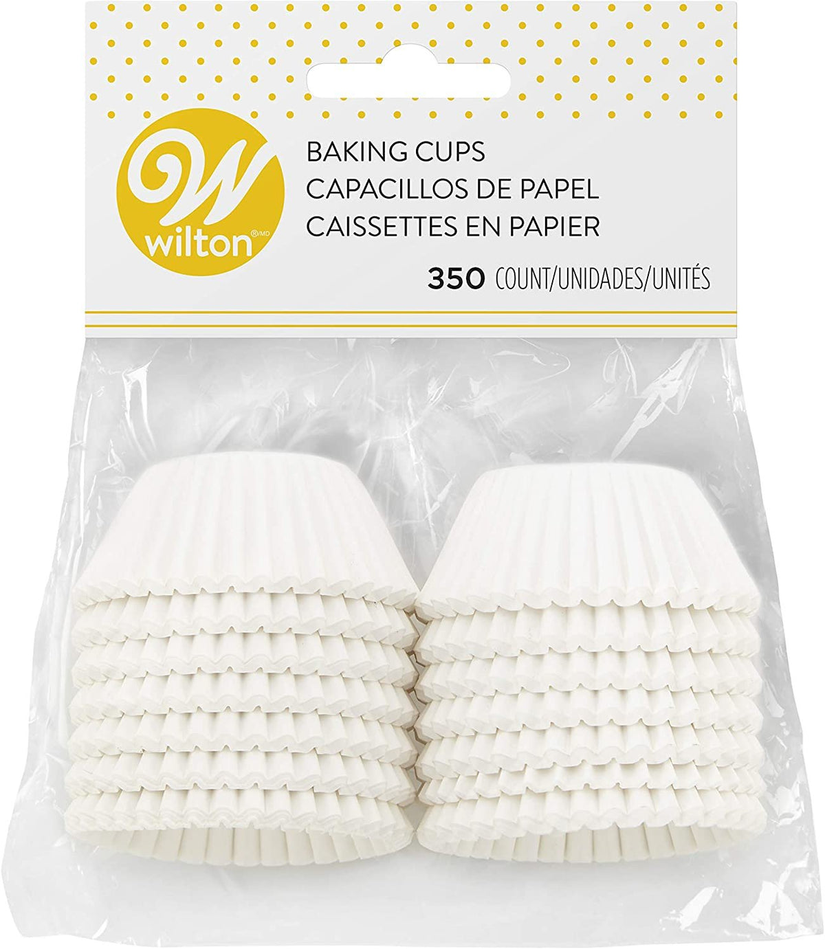 Wilton Petite Loaf Cups 50/Pkg-White 1.25X3.25