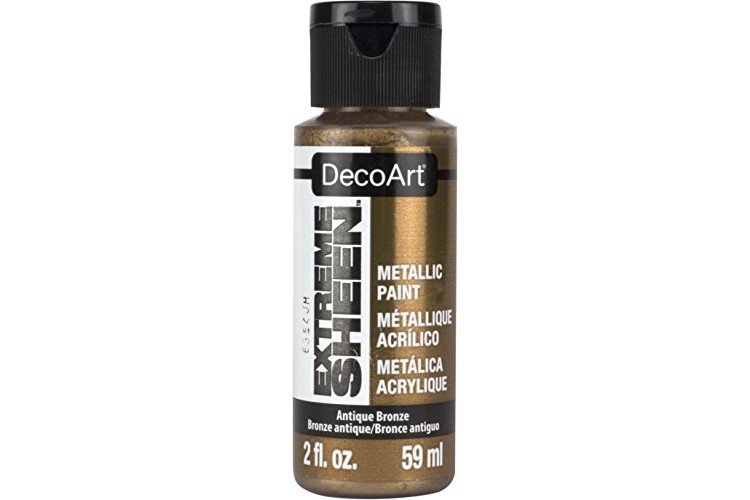 DecoArt 2 Ounce, Antique Bronze Extreme Sheen Paint, 2 oz, Metallic