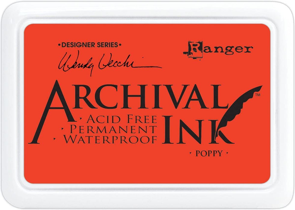 Ranger Poppy Wendy Vecchi Archival Ink Pad