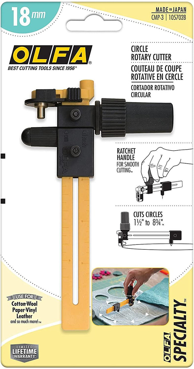 Olfa 60mm Straight Handle Rotary Cutter