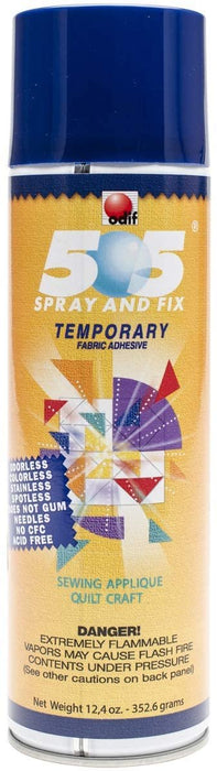 Temporary Spray Adhesive for Bonding Fabric or Paper, Clear, 6.2 oz.