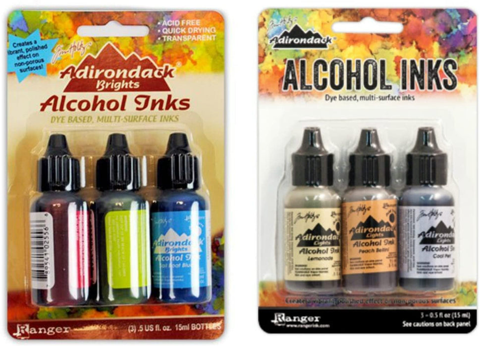 Adirondack Alcohol Ink Bundle Ink Set (Wildflowers + Dockside)