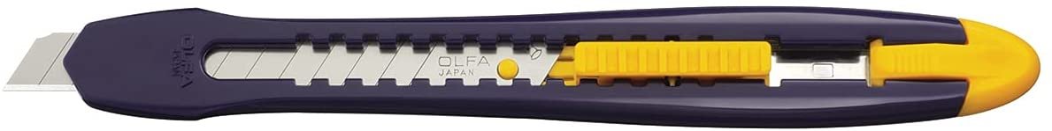 OLFA 1105997 ES-1 Multi-Purpose Recycled Plastic Utility Knife