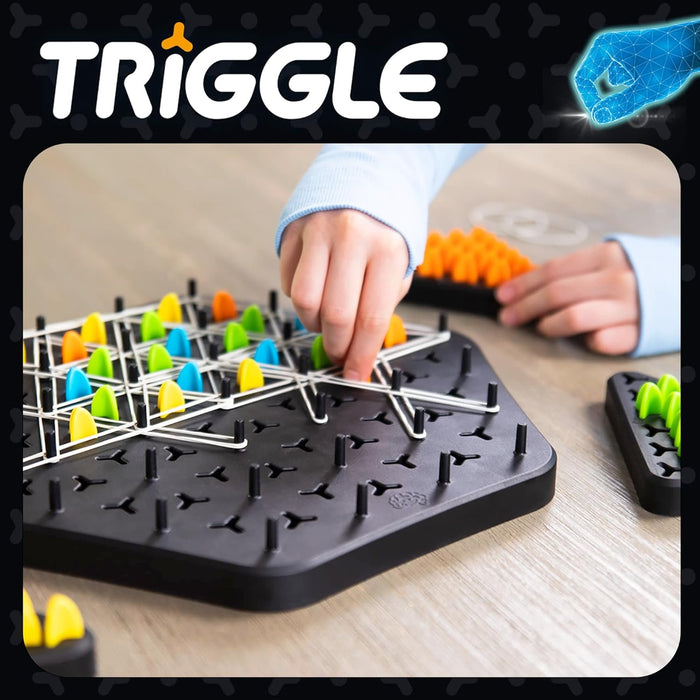 Fat Brain Toys Triggle - Territory Capture Family Game, 2 to 4 Players, Ages 8+