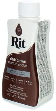 Rit Dye Liquid 8oz-Dark Brown