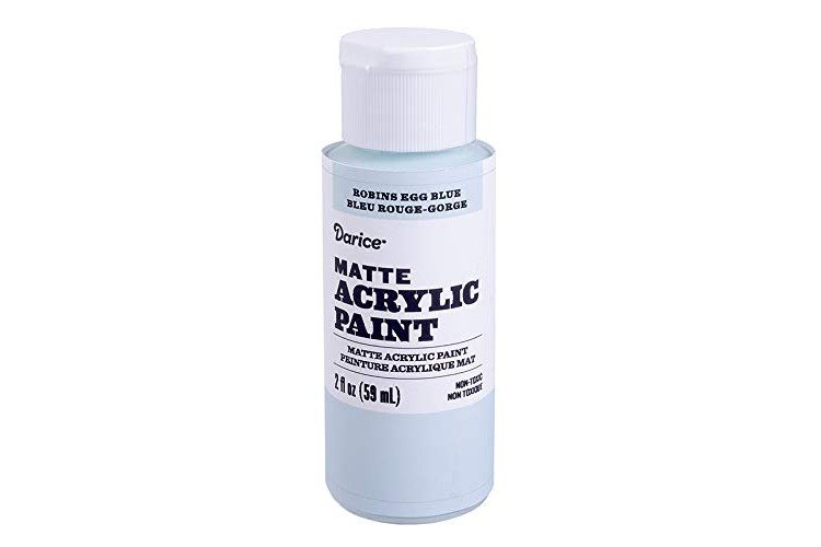 Darice Matte Robin Egg Blue, 2 ounces Acrylic Paint