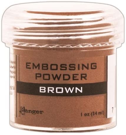 Ranger Embossing Powder, 1-Ounce Jar, Brown