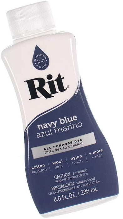  All-Purpose Liquid Dye, Navy Blue 8 oz