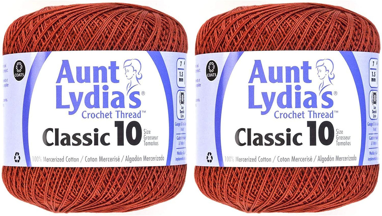 Coats And Clark Aunt Lydia's Classic Crochet Thread - Size 10 - Purple