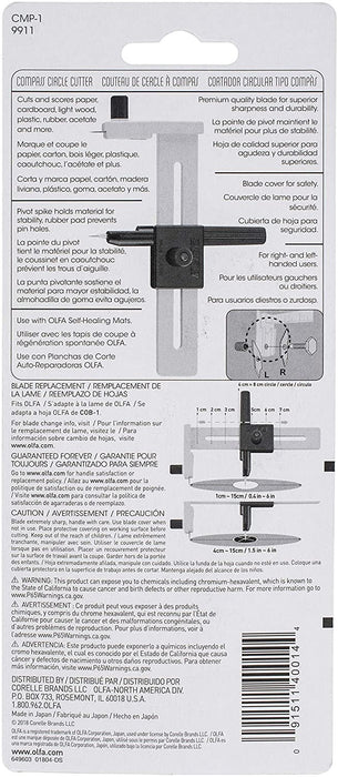 OLFA 9911 CMP-1 Compass Circle Cutter