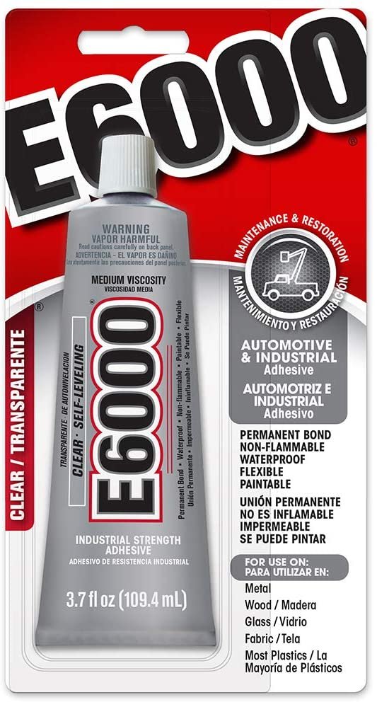 E6000 1 fl. oz. Clear Adhesive with Precision Tips (2PK)