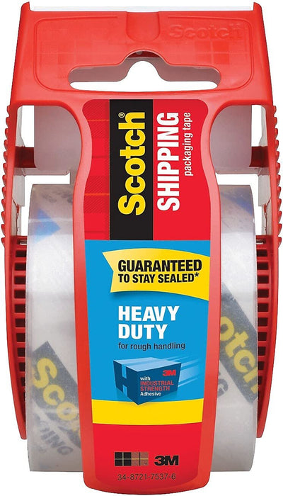 Scotch Packing Tape and Dispenser Heavy Duty 1.88 X 800 Inches