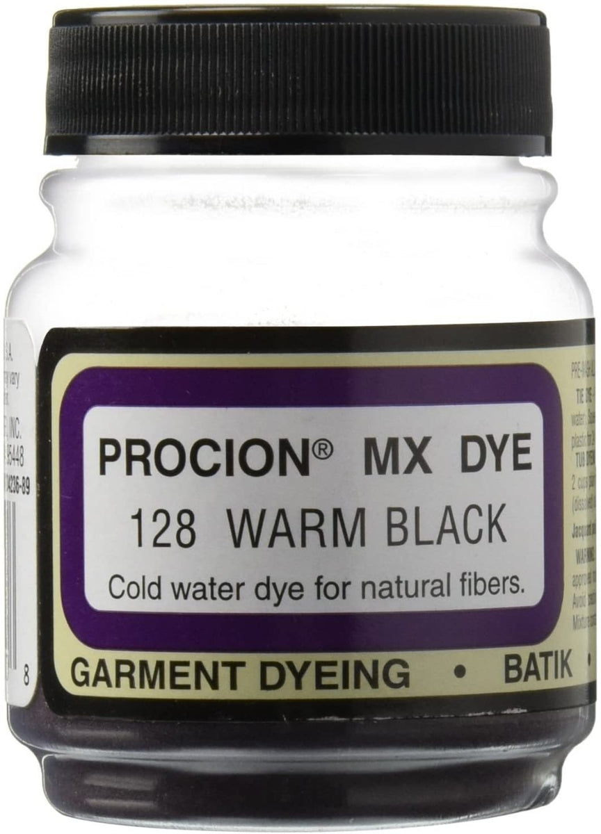 Jacquard Procion MX Fiber Reactive Dyes - Warm Black - For 2/3 fl. oz. —  Grand River Art Supply