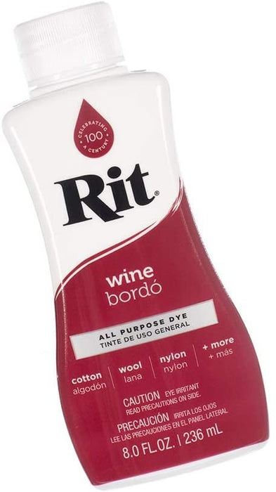 Rit + Rit Dye Liquid Fabric Dye, Cherry Red